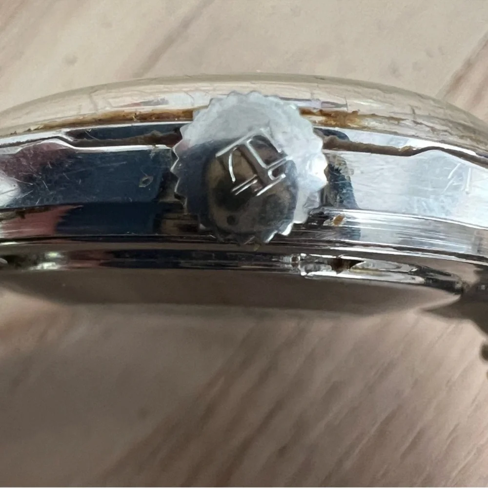 Tissot Men's Watch Visodate Automatic Seastar RARE Vintage Silver Tone Dial Date